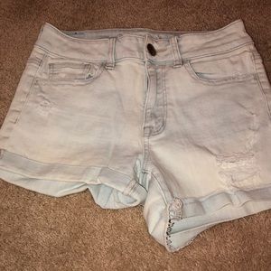 American Eagle super comfy jean shorts ripped